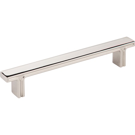 Jeffrey Alexander 128 mm Center-to-Center Polished Nickel Square Anwick Cabinet Pull 867-128NI